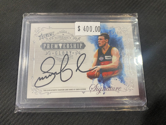 2021 AFL Select Supremacy - Simon Goodwin - Premiership Glory Signature 25/40