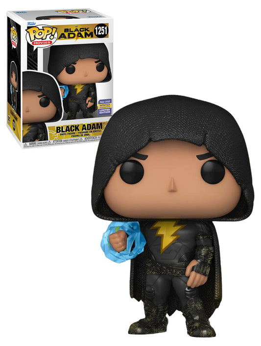 Funko POP! Movies Black Adam #1251 Black Adam With Cloak - 2022 Comic Con Experience