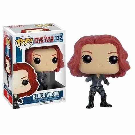 Funko POP! Captain America Civil War - Black Widow #132