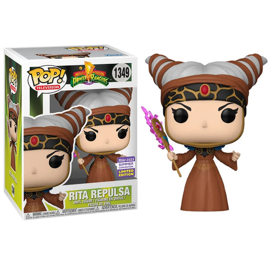 Funko Pop! Animation Power Rangers Rita Repulsa 1349 - 2023 Summer Convention Limited Edition