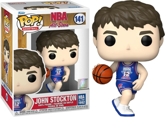 NBA Basketball - John Stockton 1992 All-Star Jersey Pop! Vinyl Figure #141