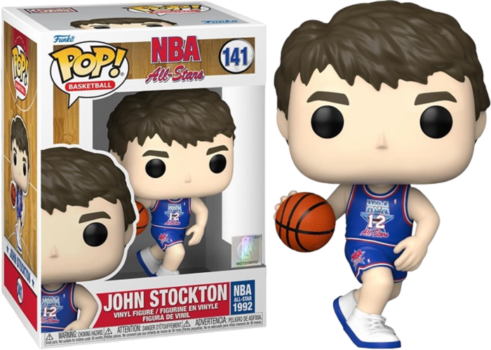 NBA Basketball - John Stockton 1992 All-Star Jersey Pop! Vinyl Figure #141