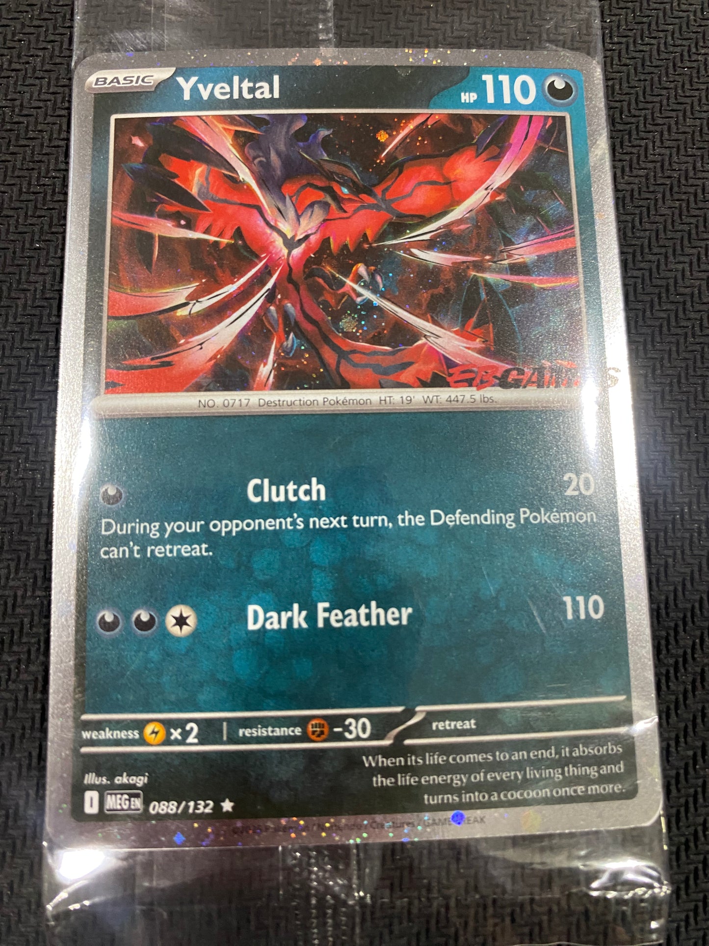 Yveltal 088/132 - Mega Evolutions - EB Games Promo