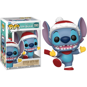Lilo & Stitch: Holiday - Stitch with Santa Hat Pop! Vinyl Figure #1503