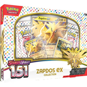 PRE ORDER 9/23- Pokemon TCG (Collection Box) - Scarlet & Violet 151: Zapdos ex