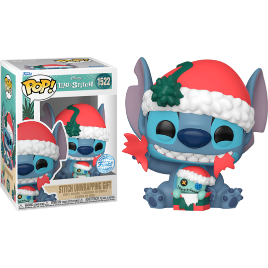 Lilo & Stitch - Stitch Unwrapping Gift (Holiday) Pop! Vinyl Figure #1522