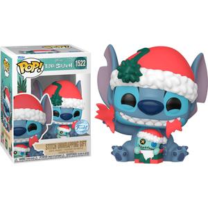 Lilo & Stitch - Stitch Unwrapping Gift (Holiday) Pop! Vinyl Figure #1522