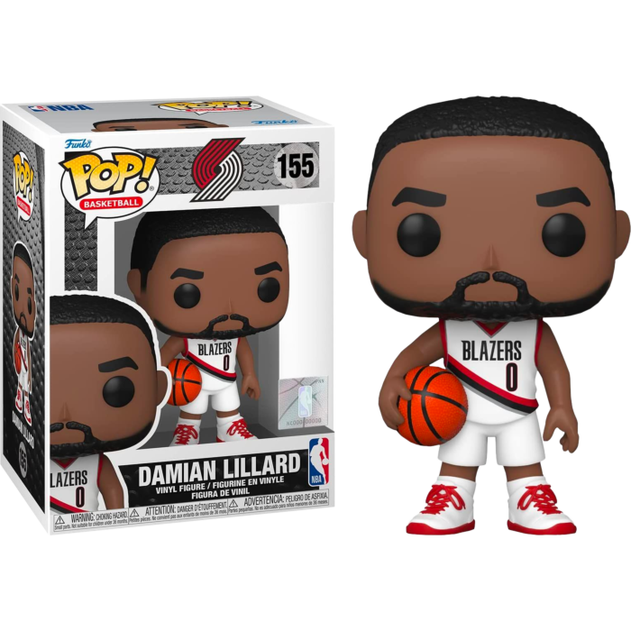 NBA Basketball - Damian Lillard Portland Trail Blazers Pop! Vinyl Figure #155