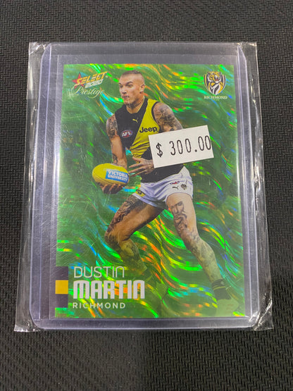 2020 AFL Select Prestige - Dustin Martin - Green Parallel 16/60