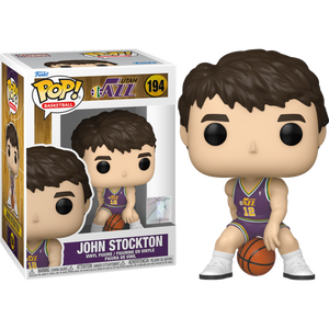NBA Basketball: Rookie Season - John Stockton Utah Jazz Pop! Vinyl Figure #194