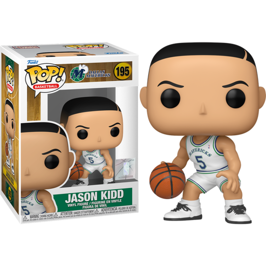 NBA Basketball: Rookie Season - Jason Kidd Dallas Mavericks Pop! Vinyl Figure #195