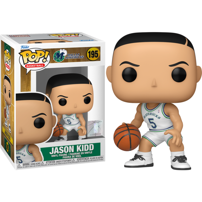 NBA Basketball: Rookie Season - Jason Kidd Dallas Mavericks Pop! Vinyl Figure #195
