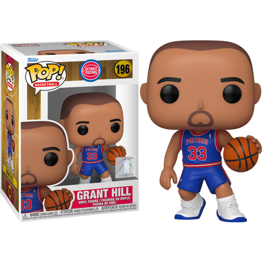 NBA Basketball: Rookie Season - Grant Hill Detroit Pistons Pop! Vinyl Figure #196