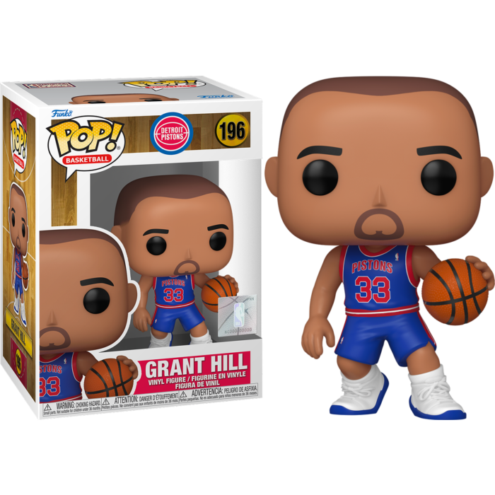 NBA Basketball: Rookie Season - Grant Hill Detroit Pistons Pop! Vinyl Figure #196