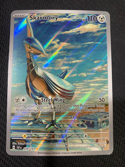 Skarmory 209/192 - Surging Sparks - Illustration Rare