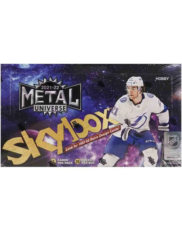 2021-22 Upper Deck NHL Hockey Skybox Metal Universe Hobby Box