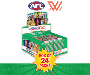 AFLW Teamcoach 2024 Game Card Packs - Box of 24 Packs