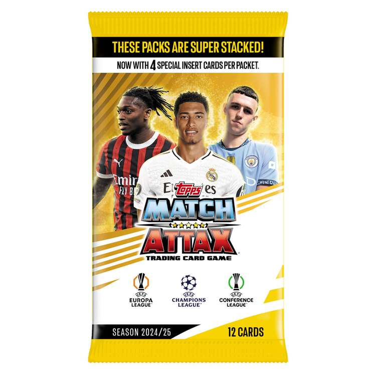 Match Attax UEFA Champions League 2024/2025 Edition Trading Cards Booster PACK