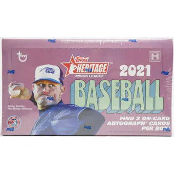 2021 Topps Heritage Minor League Baseball Hobby Box