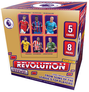 IN STOCK - 2022-23 Panini Revolution EPL Soccer Hobby Box (8 packs)