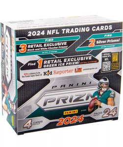 2024 Panini PRIZM NFL Football Trading Cards 24-Count Retail Box