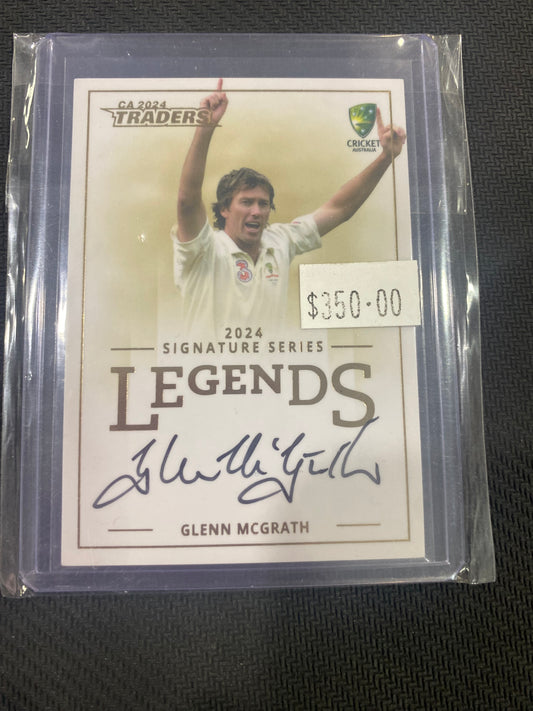 2025 Cricket Trading Cards - Glenn McGrath - Legends Signature 113/150