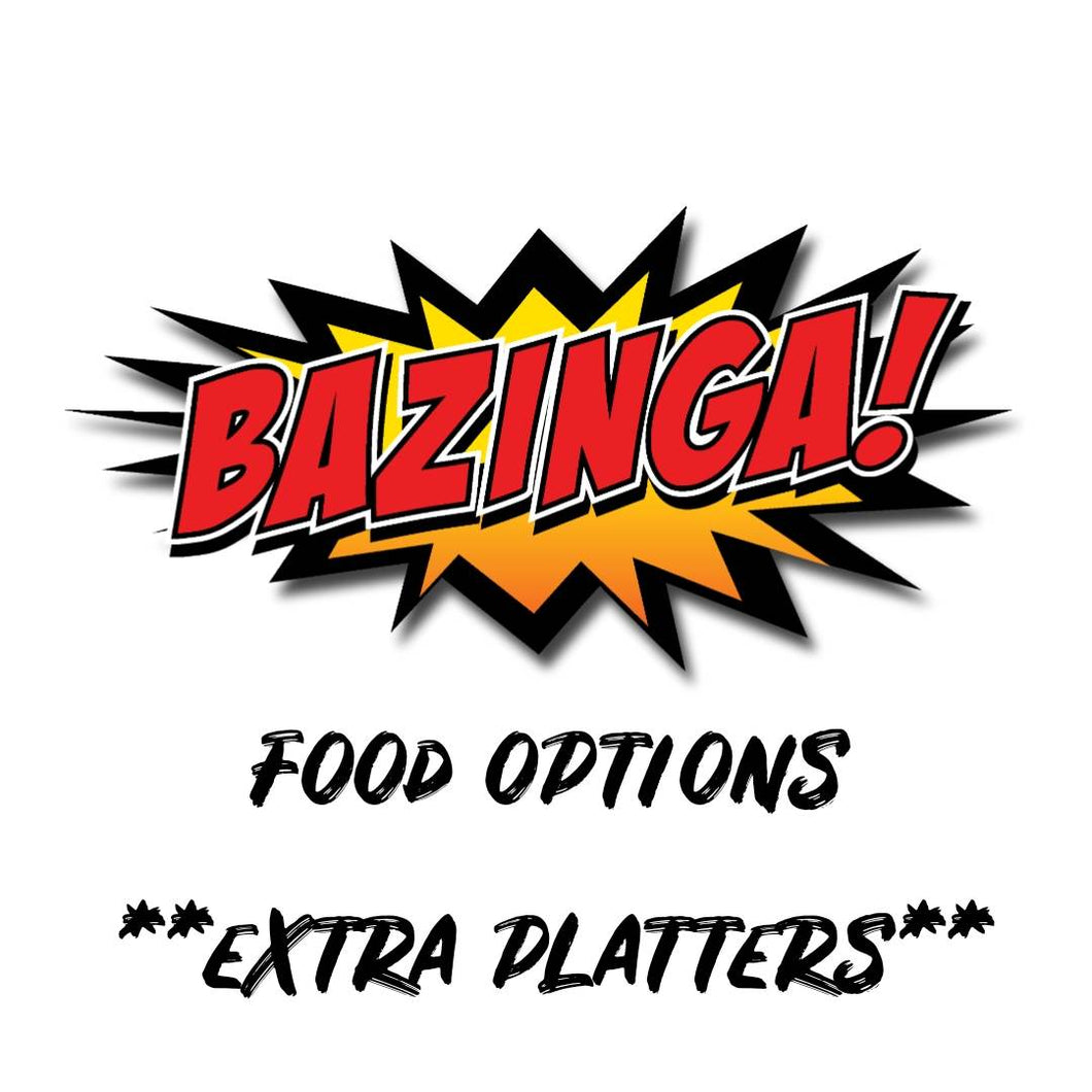 **Savoury** Food Options Extra Platters