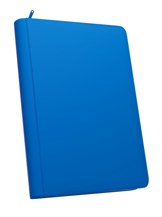 Stealth 9 Pocket Zip Binder - Blue