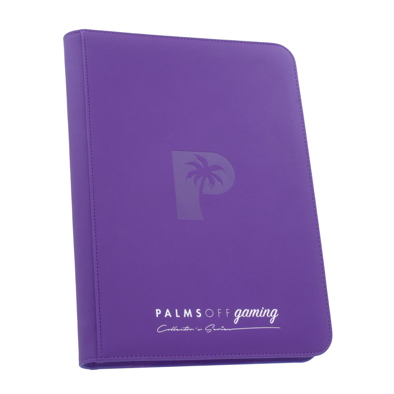 PALMS OFF Collector's Series 9 Pocket Zip Trading Card Binder - PURPLE