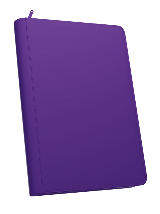 Stealth 9 Pocket Zip Binder - Purple