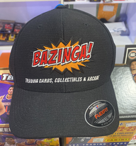 BAZINGA black flexfit cap L-XL