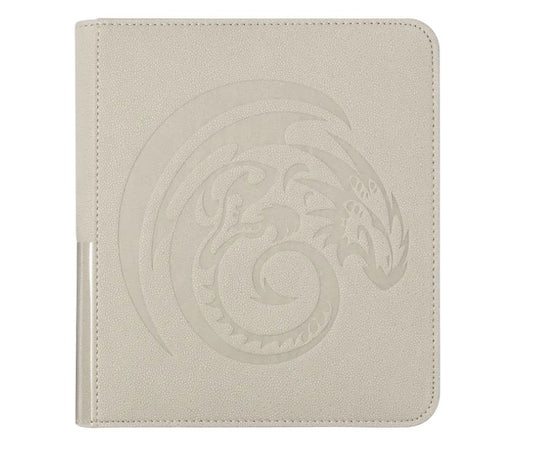 Dragon Shield: Small Zipster Binder – Ashen White