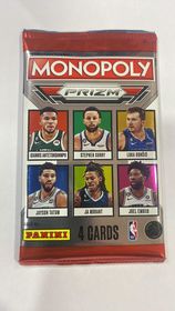 2023 Panini Prizm Monopoly Booster Single Pack (4 CARDS)