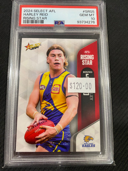2024 AFL Select - Harley Reid - PSA 10 - Rising Star 545/1008
