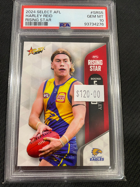 2024 AFL Select - Harley Reid - PSA 10 - Rising Star 545/1008