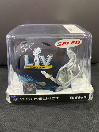 Tom Brady Tampa Bay Buccaneers Autographed Riddell Super Bowl LV Speed Mini Helmet - Fanatics Authentication