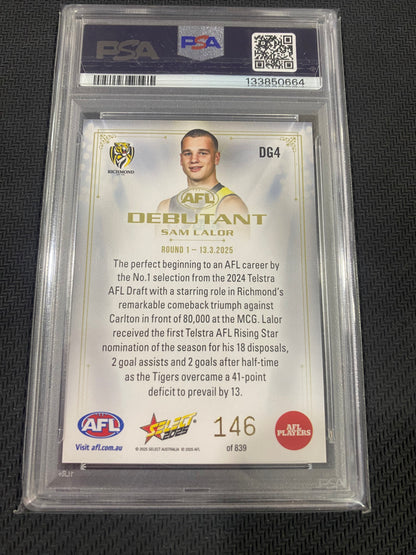 2025 AFL Select - Sam Lalor - PSA 9 - Debutant 146/839