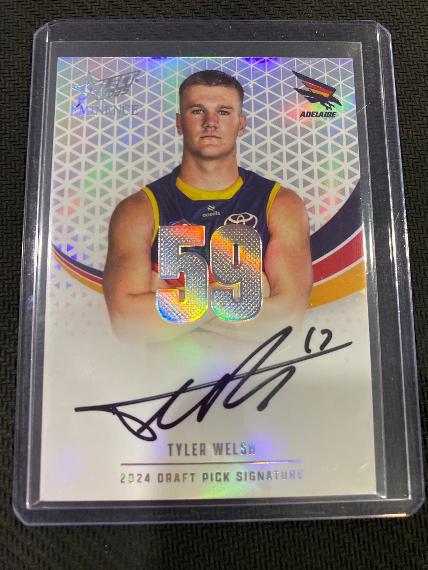 2024 AFL Select Eminence - Tyler Walsh - Draft Pick Signature Platinum 06/40