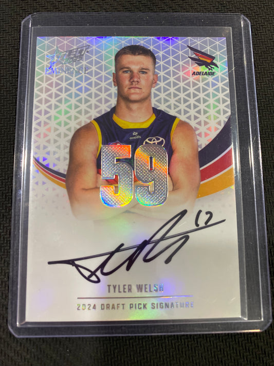 2024 AFL Select Eminence - Tyler Walsh - Draft Pick Signature Platinum 06/40