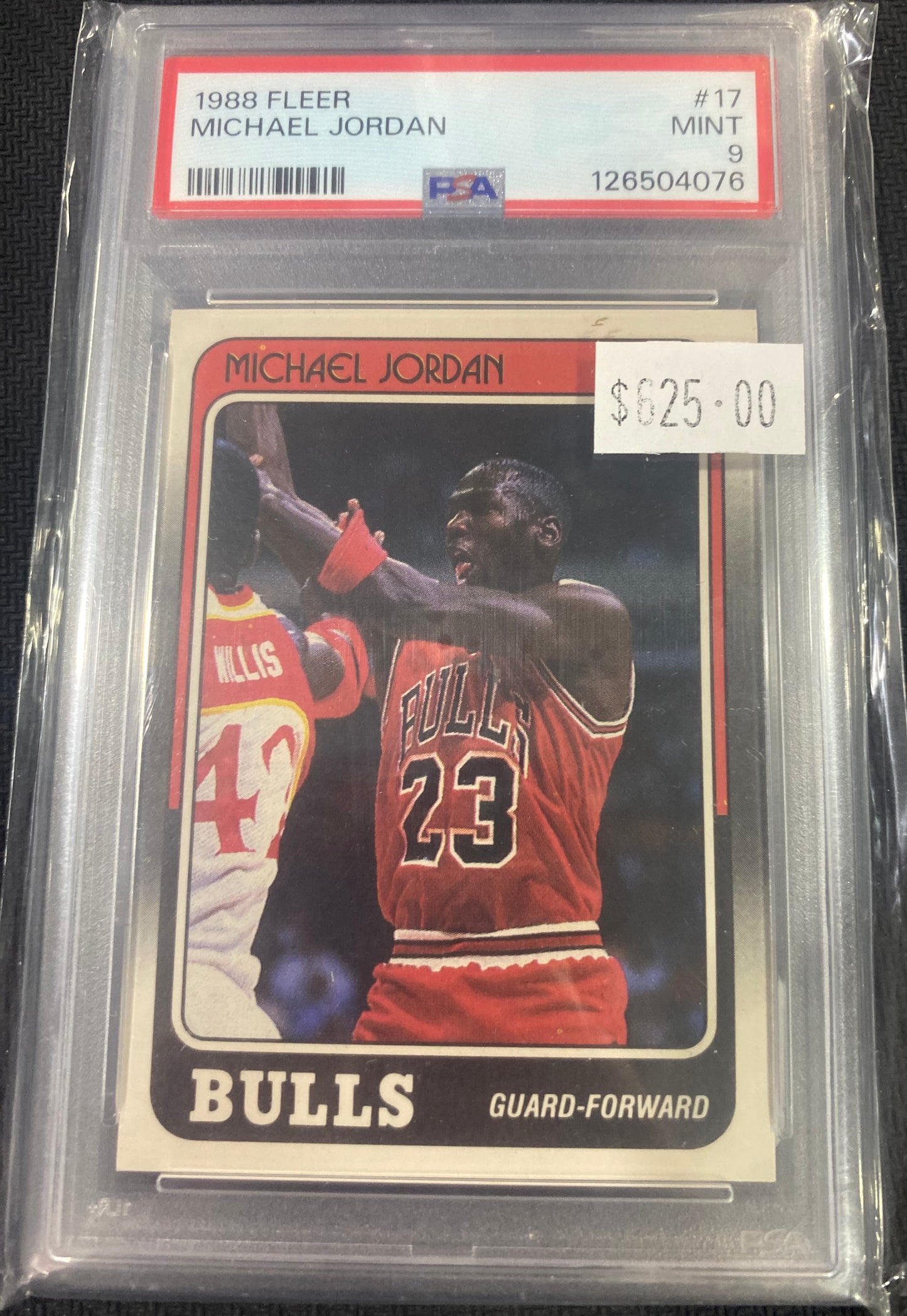 1988 NBA Fleer - Michael Jordan - PSA 9
