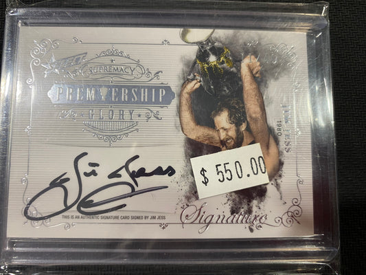 2019 AFL Select Supremacy- Jim Jess - Premiership Glory Signature 11/40