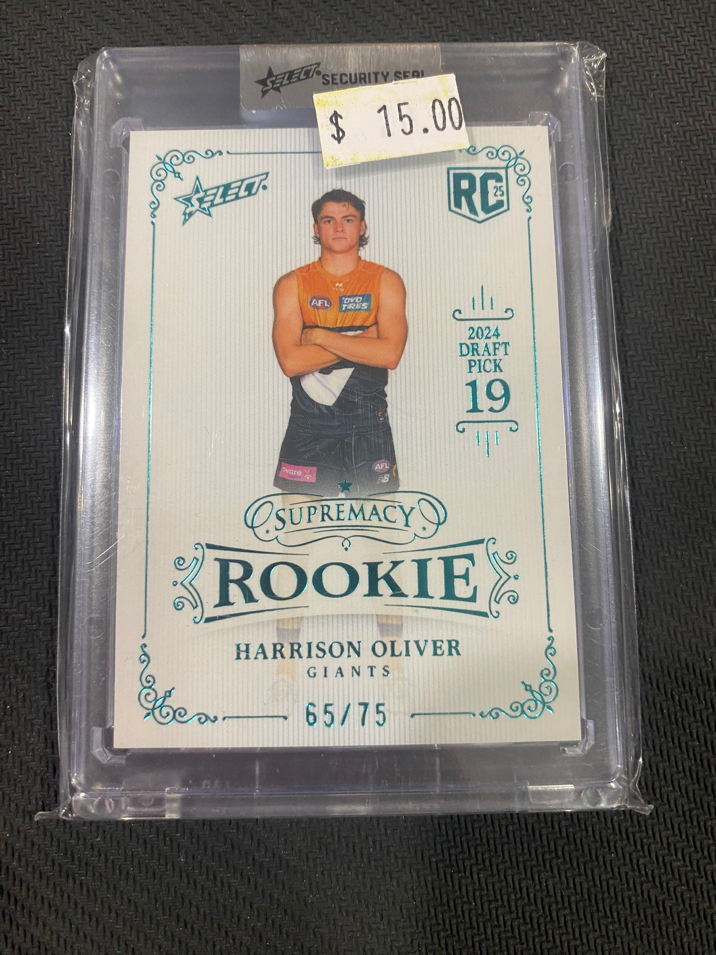 2025 AFL Select Supremacy Rookie - Harrison Oliver - Rookie 65/75