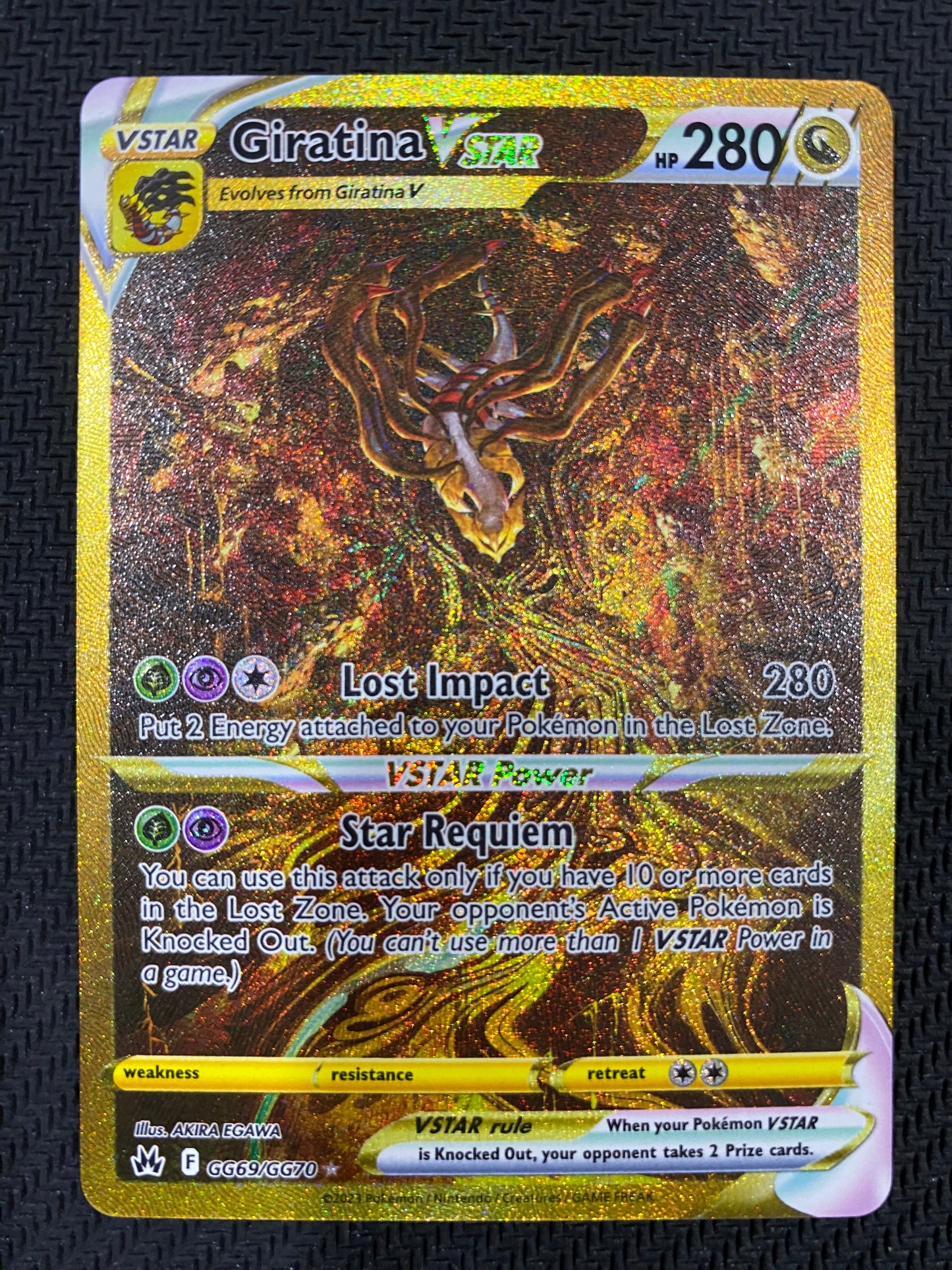 Giratina VSTAR GG69/GG70 - Crown Zenith - Secret Rare