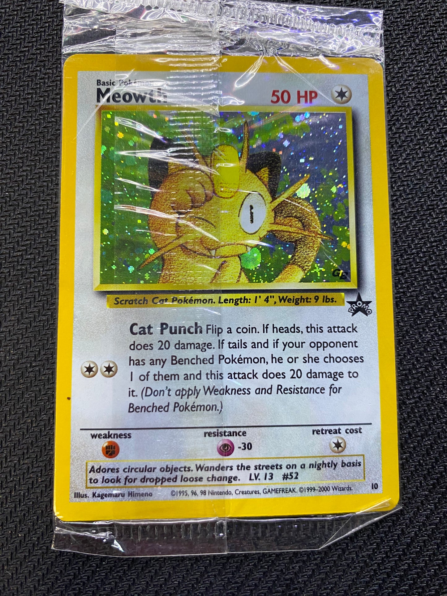 Meowth #10 - Black Star Promo - Sealed