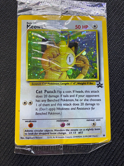 Meowth #10 - Black Star Promo - Sealed