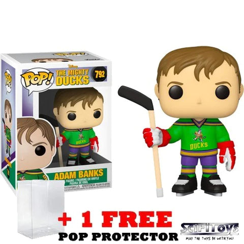 HOCKEY : THE MIGHTY DUCKS - ADAM BANKS #792 POP VINYL FIGURE FUNKO