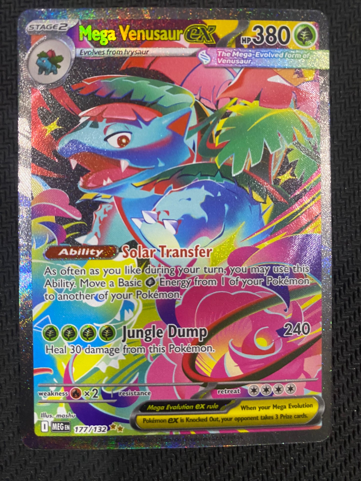 Mega Venusaur ex 177/132 - Mega Evolutions Base Set - Special Illustration Rare