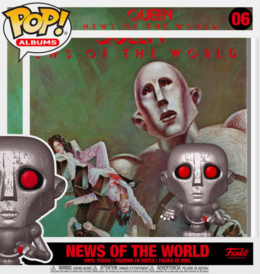 Queen - News of the World Metallic Pop! Albums Vinyl Figure 06