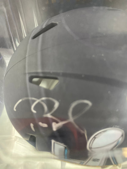 Tom Brady Tampa Bay Buccaneers Autographed Riddell Super Bowl LV Speed Mini Helmet - Fanatics Authentication