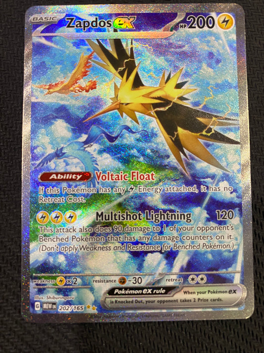 Zapdos ex 202/165 - 151 - Special Illustration Rare